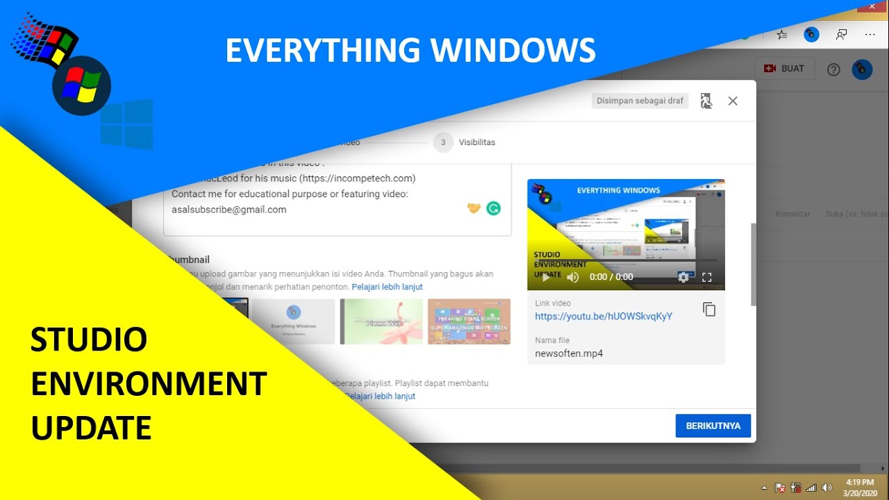 Studio Environment Update