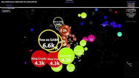 Agar.io - Duo takeover #49 (Moby & Lev)
