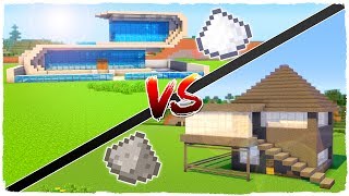 👉 Casa de AZÚCAR vs casa de PÓLVORA - MINECRAFT