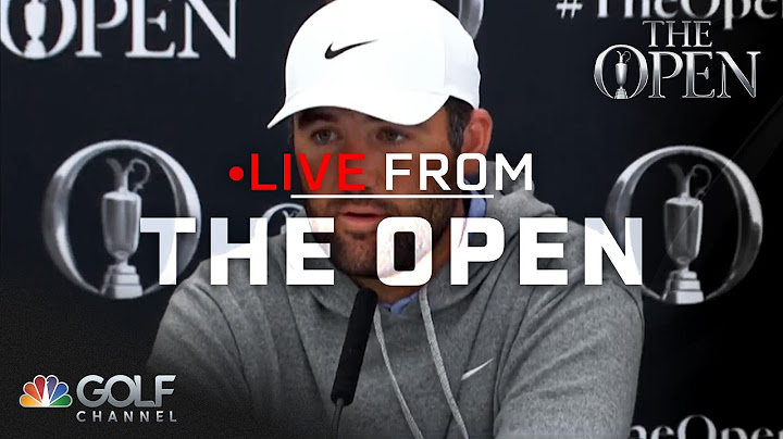 Scottie Scheffler: Links golf 'fits my strengths' (FULL PRESSER) | Live From The Open | Golf Channel