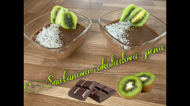 Smetanovo-čokoládová pěna