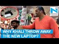 The Great Khali throws away his laptop, gets angry over poor performance