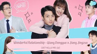 OST HELLO MR. GU | QIANG DONGYUE X JIANG JINGZUO - WONDERFUL RELATIONSHIP [LYRICS HAN+PIN+EN]