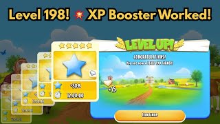 Leveling Up to 198 with XP Booster! 💥 | Hay Day Massive XP Gain screenshot 4