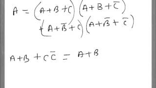 Digital Electronics: Standard POS expression (problem example)