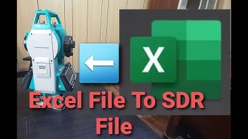 How To Convert Excel Data File  to SDR  Data File in Urdu/Hindi