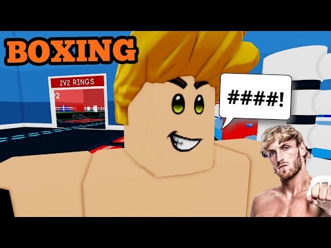 I Beat Logan Paul In Boxing Mayweather Vs Logan Paul Fight Roblox Ro Boxing Youtube - logan paul roblox profile