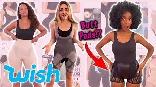 Trying the WEIRDEST Wish Shapewear?!