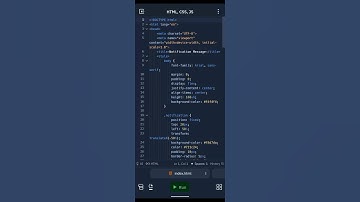 Notification Message - HTML CSS JAVASCRIPT #youtubeshorts #youtube
