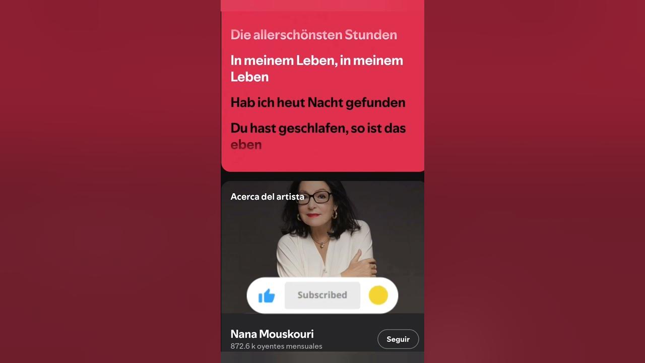 Nana Mouskouri Guten Morgen Sonnenschein #CassandraNetflix #Netflix #Cassandra #netflixlatinoamerica