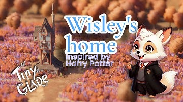 Tiny Glade | Building the Weasley House – Harry Potter Inspired