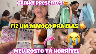 VOCÊS BEM QUE AVISOU OLHA O QUE ACONTECEU 😔ALMOÇO PRA ELAS/ GANHEI PRESENTE |ROTINA DE DONA DE CASA