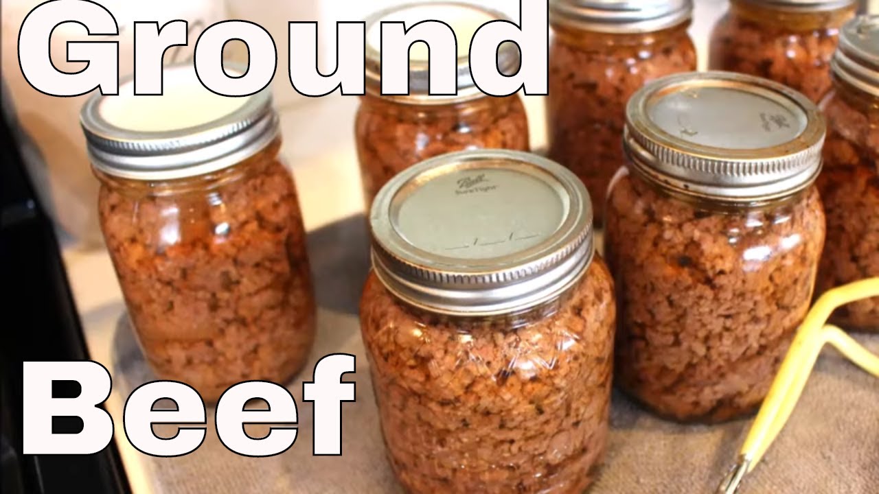 2020 Home Canned Ground Beef With Linda's Pantry - YouTube