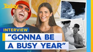 Aussie DJ Fisher and wife Chloe celebrate pregnancy news | Today Show Australia