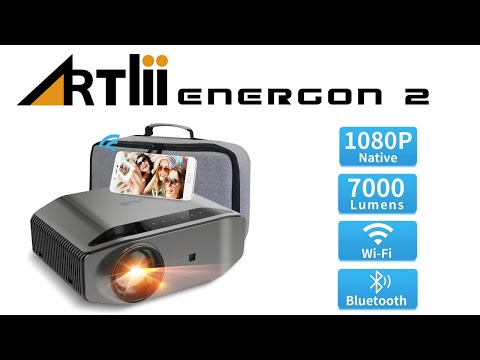 Τελευταίο Dynamic Artlii Energon 2 1080p Προβολέας Bluetooth WiFi Miracast Airplay