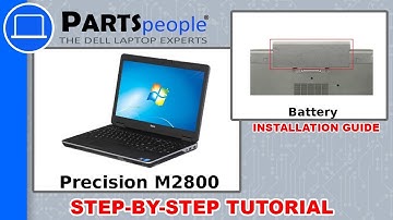 Dell Precision M2800 (P29F001) Battery How-To Video Tutorial