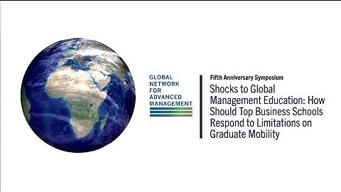 Welcome and Introduction and Shocks to Global Management Education