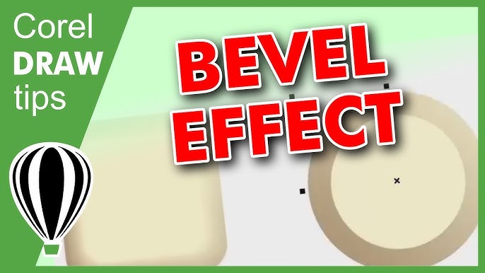 Bevel Effect in Coreldraw X7, Bevel Effect, Use Bevel Effect in Text