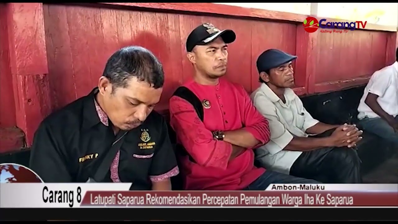 Latupati Saparua Rekomendasikan Percepatan Pemulangan Warga Iha Ke Saparua