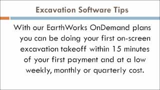 Tip 28: What EarthWorks excavation software is best for a small company with a single office