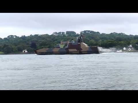 Skjold Norwegian Corvette in Plymouth, UK