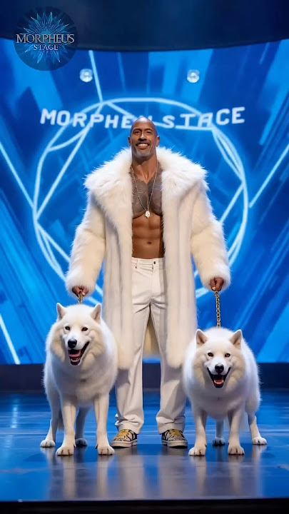 Dwayne Johnson’s Twin and His Wolves Stun the Audience with a Wild Performance