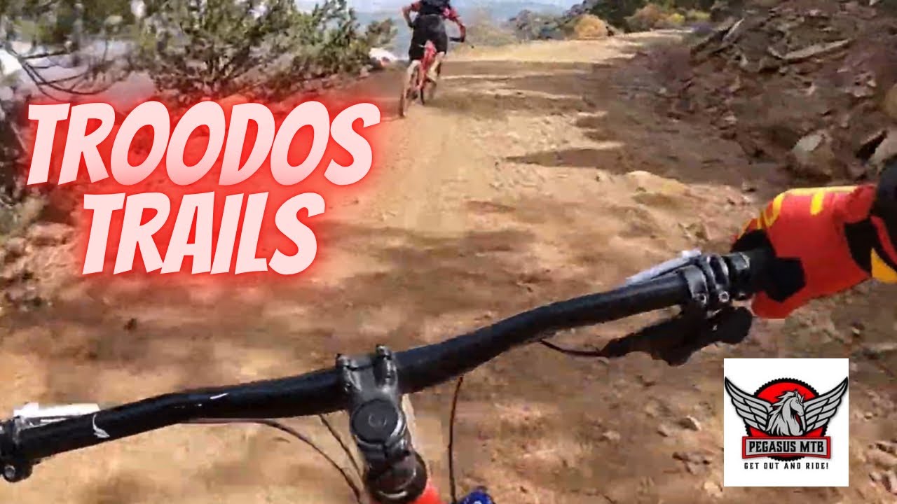 Riding the awesome natural trails of the Troodos mountains in Cyprus.