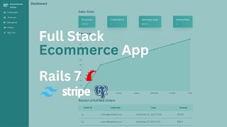 Fullstack E-Commerce: Ruby on Rails 7, Hotwire, Tailwind, Stripe, PostgreSQL screenshot 3