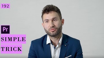 Simple Editing Trick for Single Camera Shots in Premiere Pro