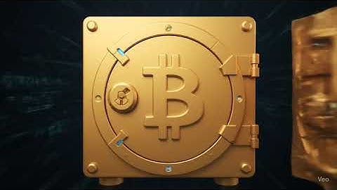 Bitcoin Skyscraper Data Tunnel Animation