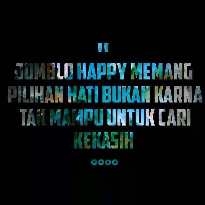 Status WA kedap kedip dj JOMBLO HAPPY