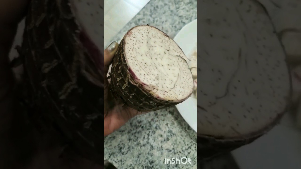 Gaint Taro Root Sukka with Spinach 