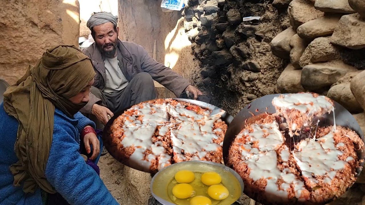 Afghan Old Lovers Making Pizza You Never Saw.