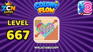 Details Colony Flow Level 667 Walkthrough | Full Solution Guide