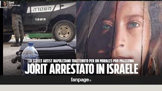 Jorit arrestato in Israele per murale pro Palestina: “Lasciati per ore al freddo e senza cibo”