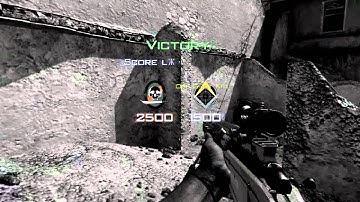 MW3 Jump Snipe No Scope Game Winning Killcam