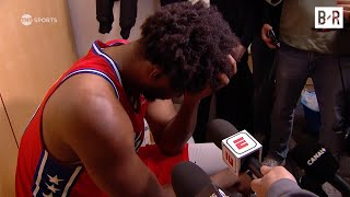 Joel Embiid Upset With 76ers vs. Knicks Game 2 Ending: 'Unacceptable' | 2024 NBA Playoffs