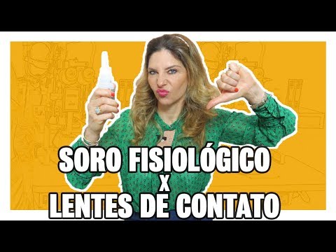 Lente de Contato - Soro Fisiológico Para Limpar as Lentes de Contato