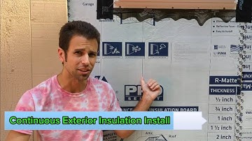 How to Install Continuous Exterior Insulation