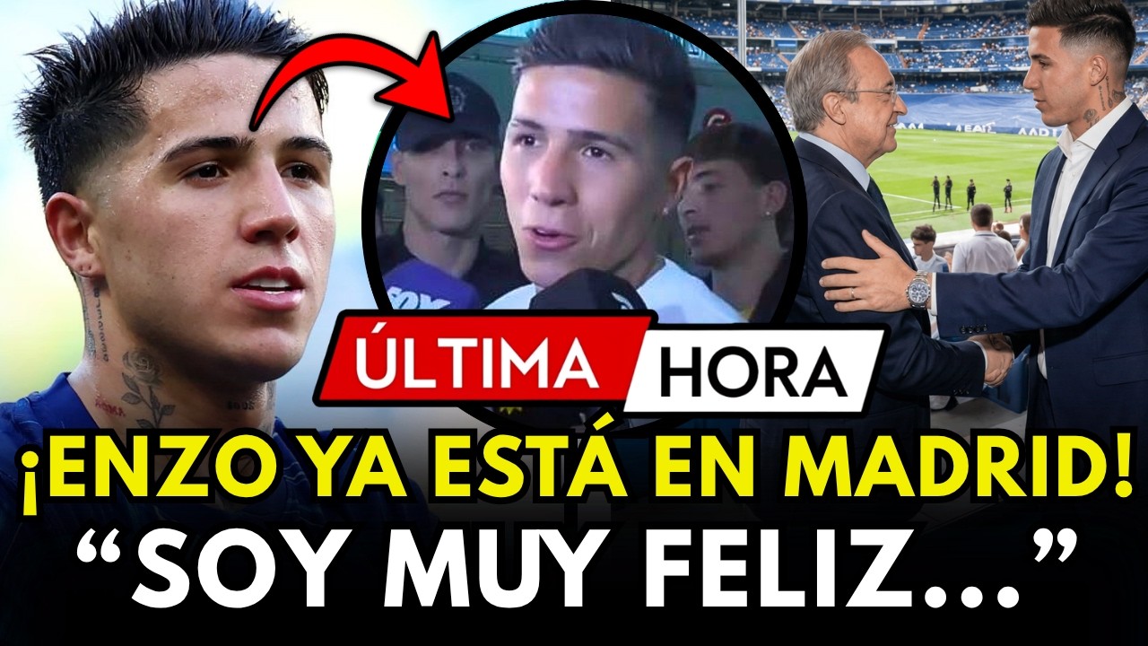 🚨ENZO PASA DE LA SANCIÓN DEL CHELSEA: VIAJA A MADRID Y CIERRA SU FICHAJE CON FLORENTINO PÉREZ