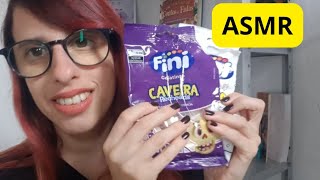 🌈 ASMR Mostrando e Experimentando Fini de Sabores Diferentes