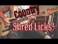 My four favorite repetitive country guitar licks