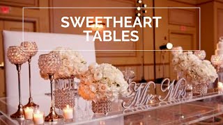 Wedding Sweetheart Tables for 2024 Designs and The popularity