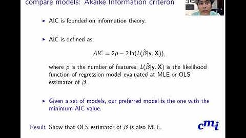 Regression and Classification 8: Model Comparison with R-squared, RMSE, AIC or BIC