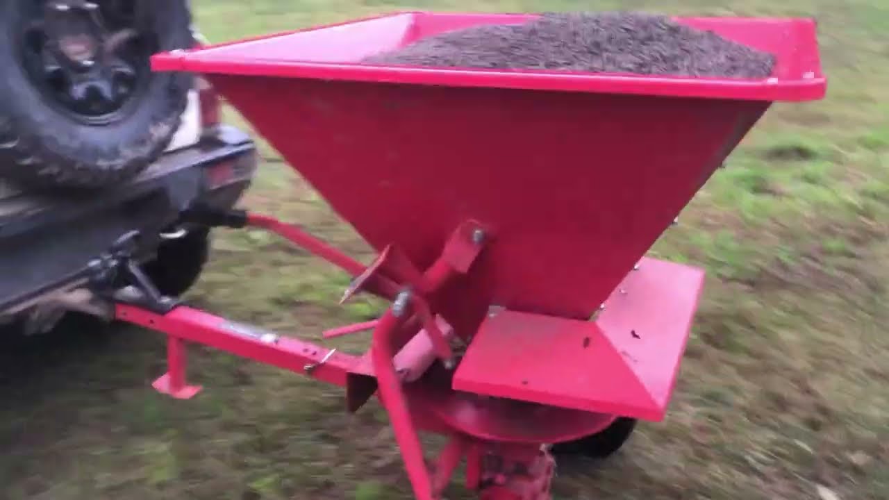 Fertiliser & Seed Spreader Tow Behind TFF160 YouTube