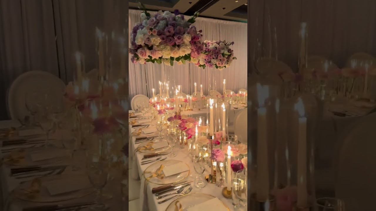 Intimate Floral-Filled Wedding Reception With Candlelight Decor | Royal Luxury Events