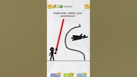 Draw 2 save || Level 34 - #shorts #draw2save #drawing #gameplay #androidgames #iosgames