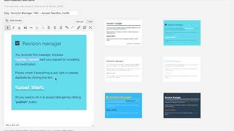 notifications content revision manager tmc wordpress 3