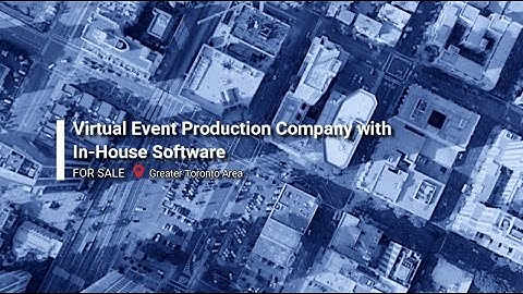 Virtual Event Production Company with In-house Software | FOR SALE | Beacon Mergers & Acquisitions