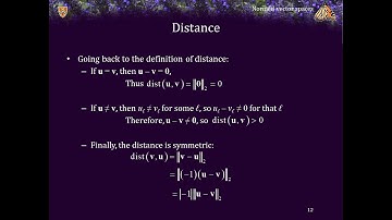 4.1 The 2 norm for finite dimensional vectors